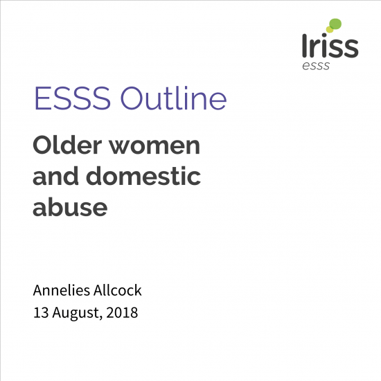 Iriss ESSS Outline Older women and domestic abuse thumbnail
