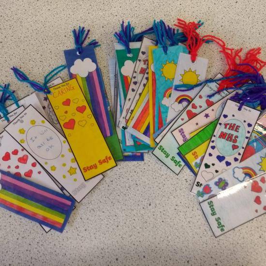 Colourful bookmarks