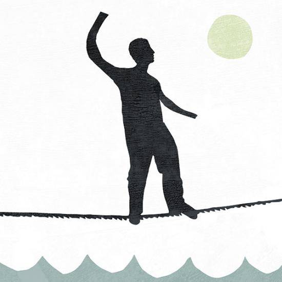 Walking a tightrope