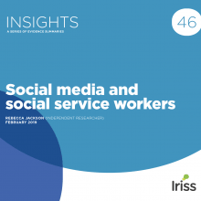 Social media and social service workers