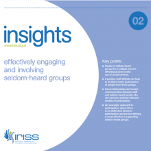 Insight 2 - Effectively engaging and involving seldom-heard groups