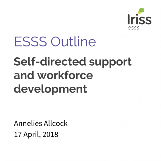 Self-directed support and workforce development