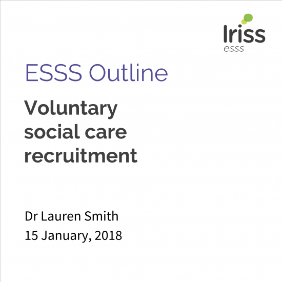 Voluntary social care recruitment