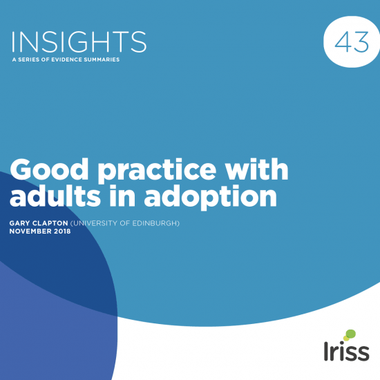 Good practice with adults in adoption