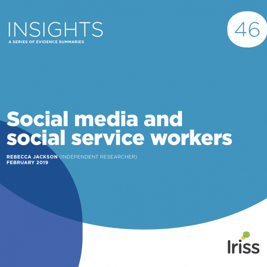 Social media and social service workers
