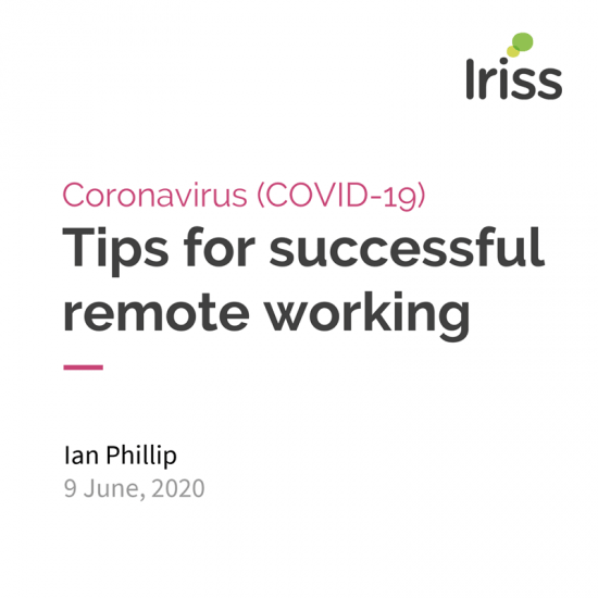 Tips for successful remote working COVID-19