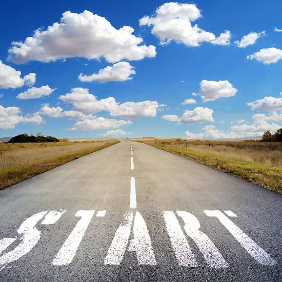 Image of an open road with word ‘start’ on it by Alexandra_Koch from Pixabay