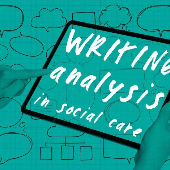 Text: Writing analysis in social care