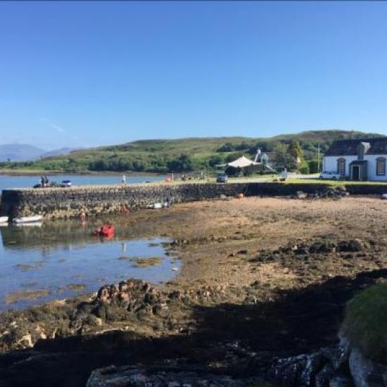 Coastal rural town in Scotland