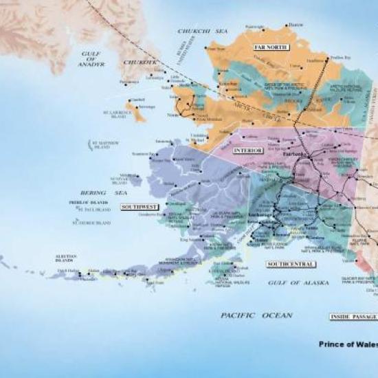 Map of Alaska