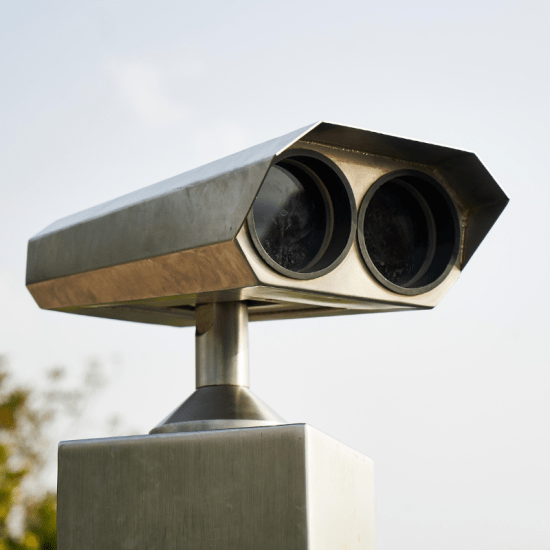 coin operated binoculars