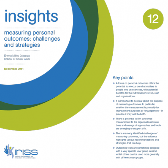 Insight 12 - Measuring personal outcomes: Challenges and strategies