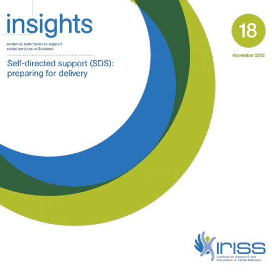 Insight 18 - Self-directed support (SDS): Preparing for delivery