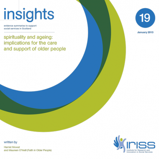 Insight 19 - Spirituality and ageing: Implications for the care and support of older people