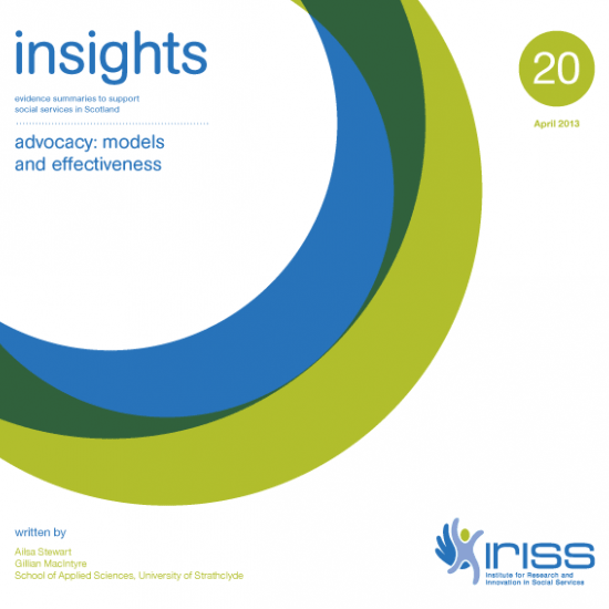 Insight 20 - Advocacy: Models and effectiveness