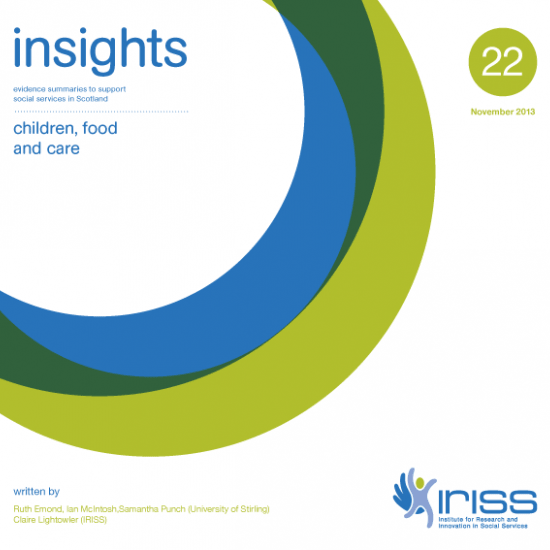 Insight 22 - Children, food and care  