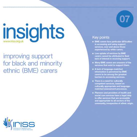 Insight 7 - Improving support for black and minority ethnic (BME) carers