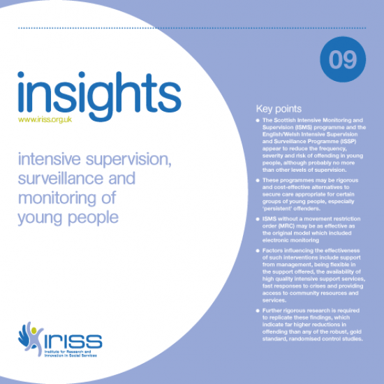 Insight 9 – Intensive supervision, surveillance and monitoring of young people