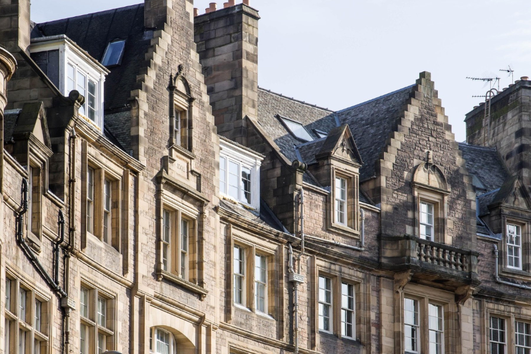 an external view ofedinburgh flats