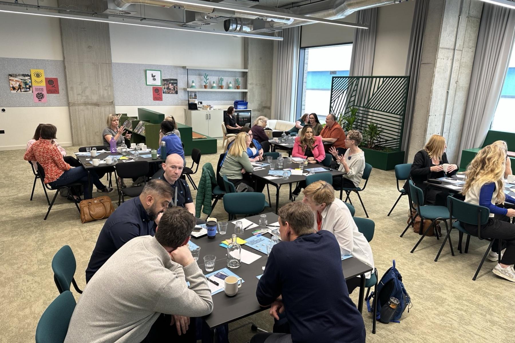 Groups of people discussing the resource for TSOs