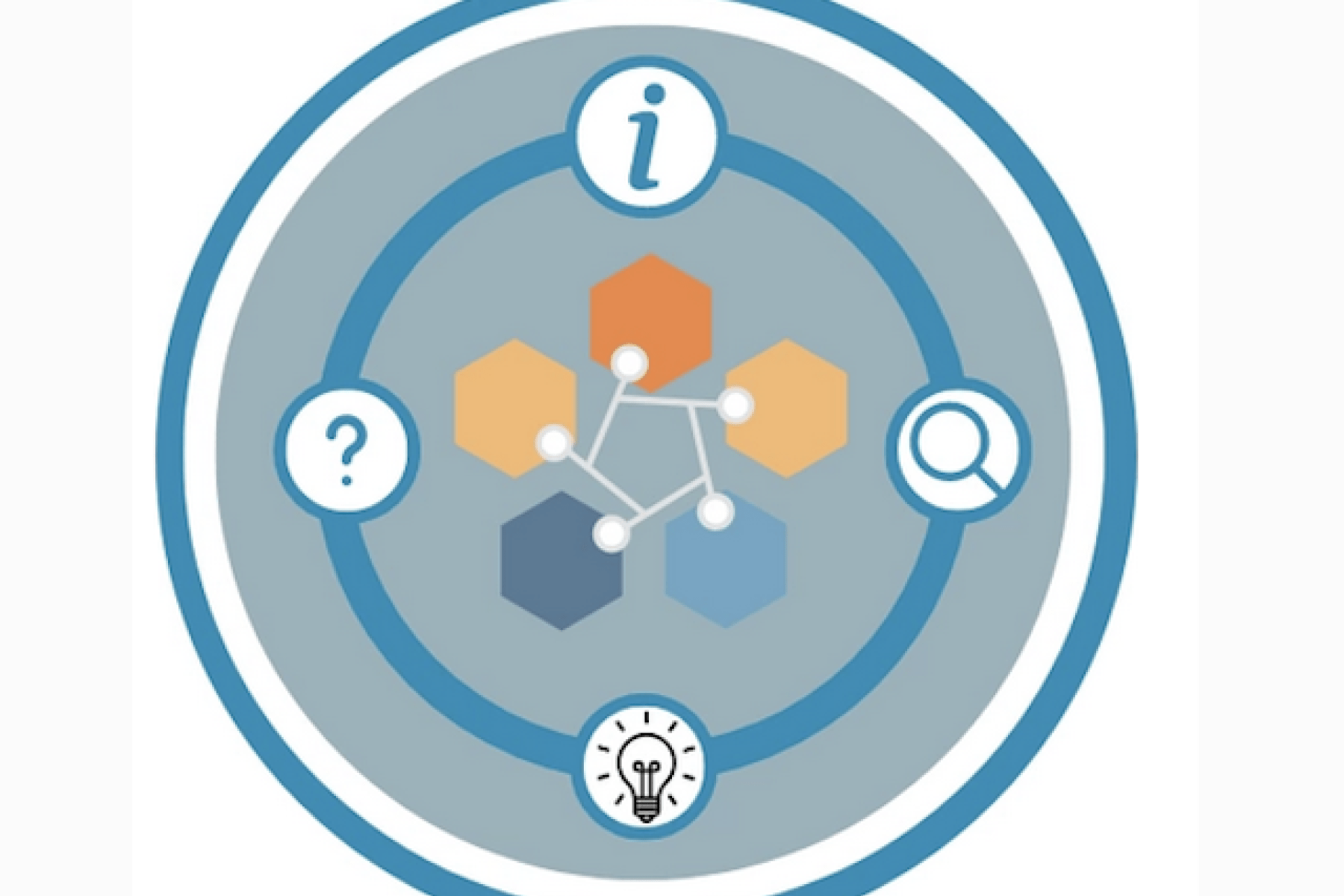 Series of interlinked hexagons