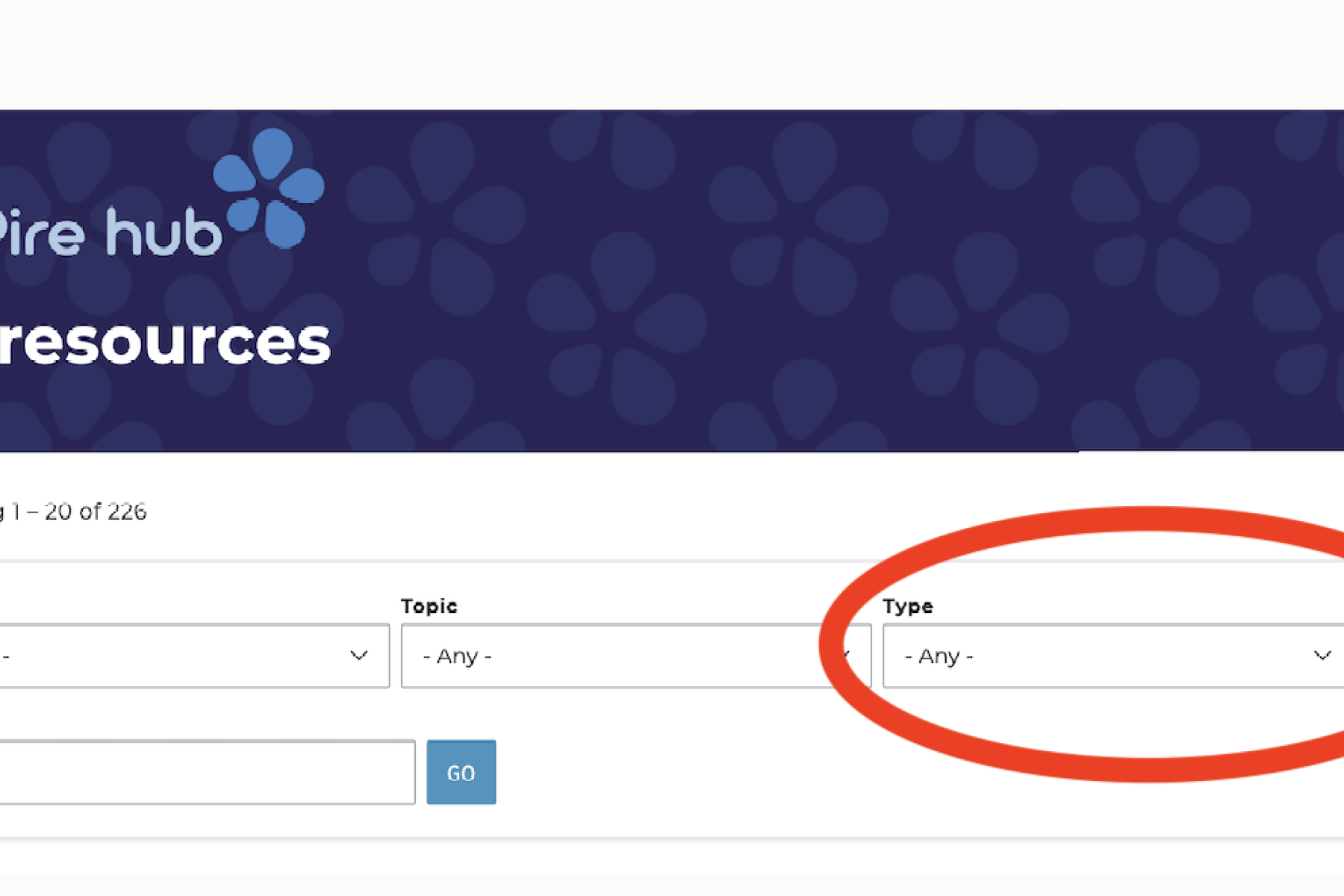New search feature on the ASPire Hub