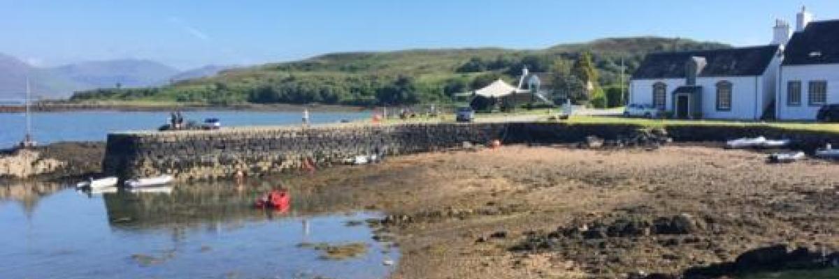 Coastal rural town in Scotland