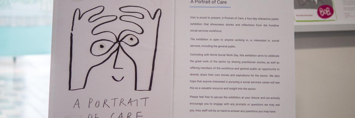 A Portrait of Care event welcome message