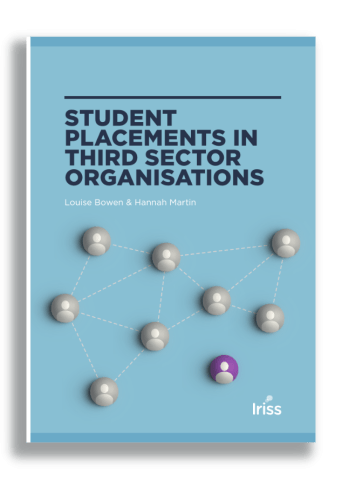  front cover of a document titled Student placements in third sector organisations