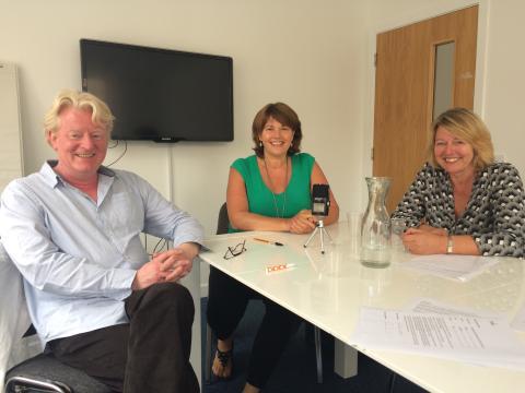 Roddy Samson, Kate Burton and Karen Carrick