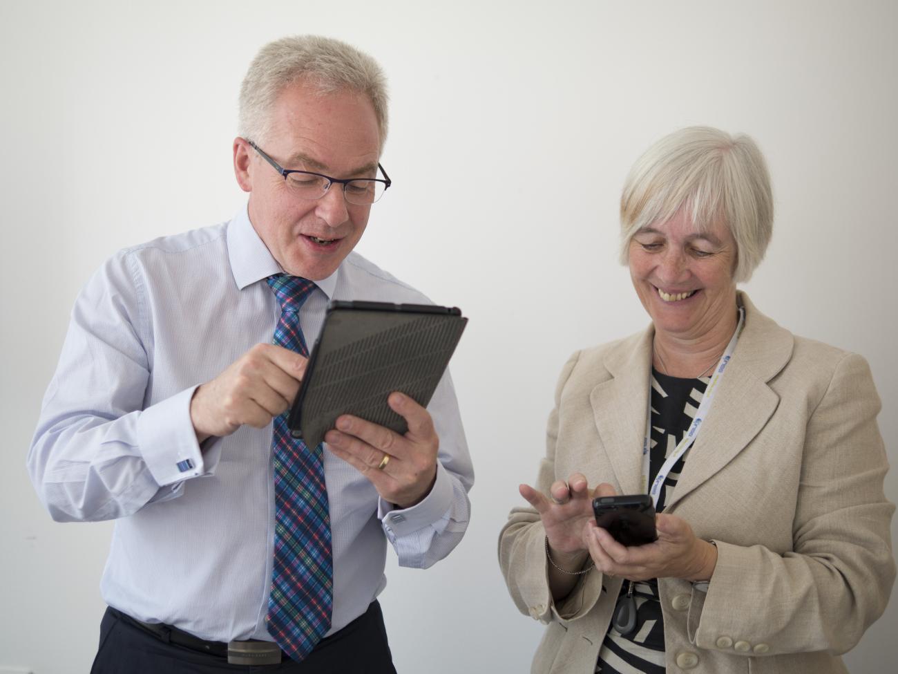 Malcolm Wright and Alison Petch