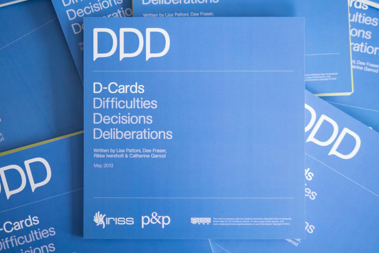 D-Cards - difficulties, decisions, deliberations