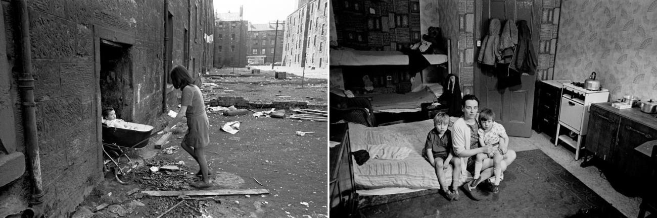 Glasgow tenements 1970/71. Photos by Nick Hedges