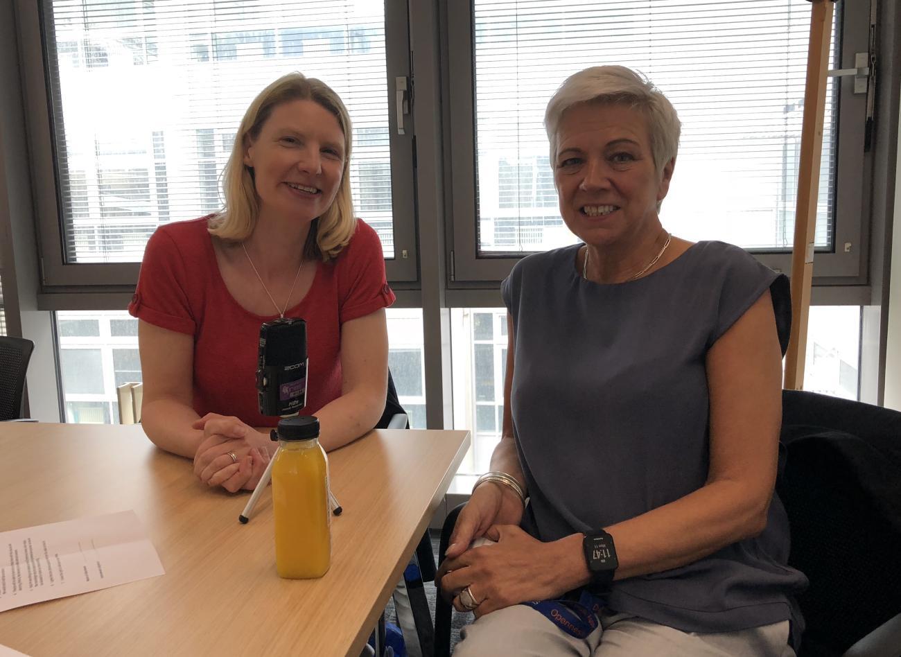 Michelle Drumm and Iona Colvin