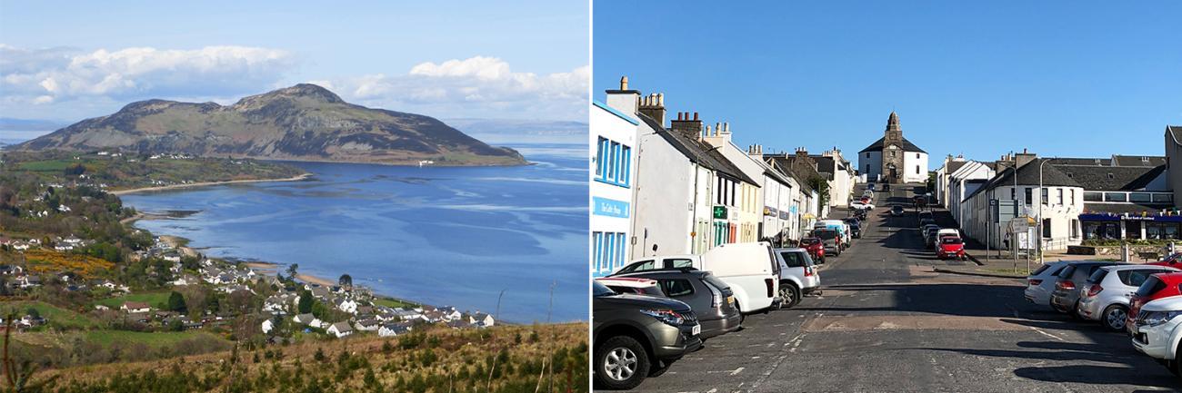 Rural Scotland: Isle of Arran and Bowmore, Islay