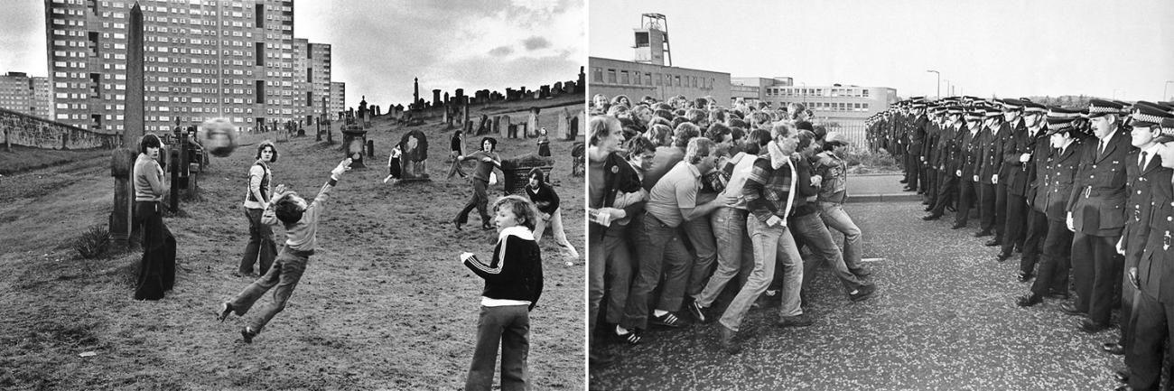 Sighthill, Glasgow 1976 and Bilston Glen Miners strike 1984