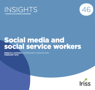 Social media and social service workers