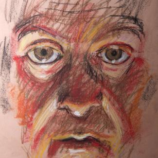 Drawing of head
