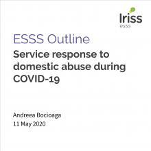 Service response to domestic abuse during COVID-19