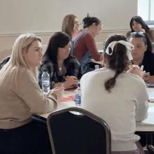 Group engaged in workshop activity