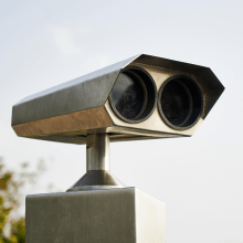 coin operated binoculars