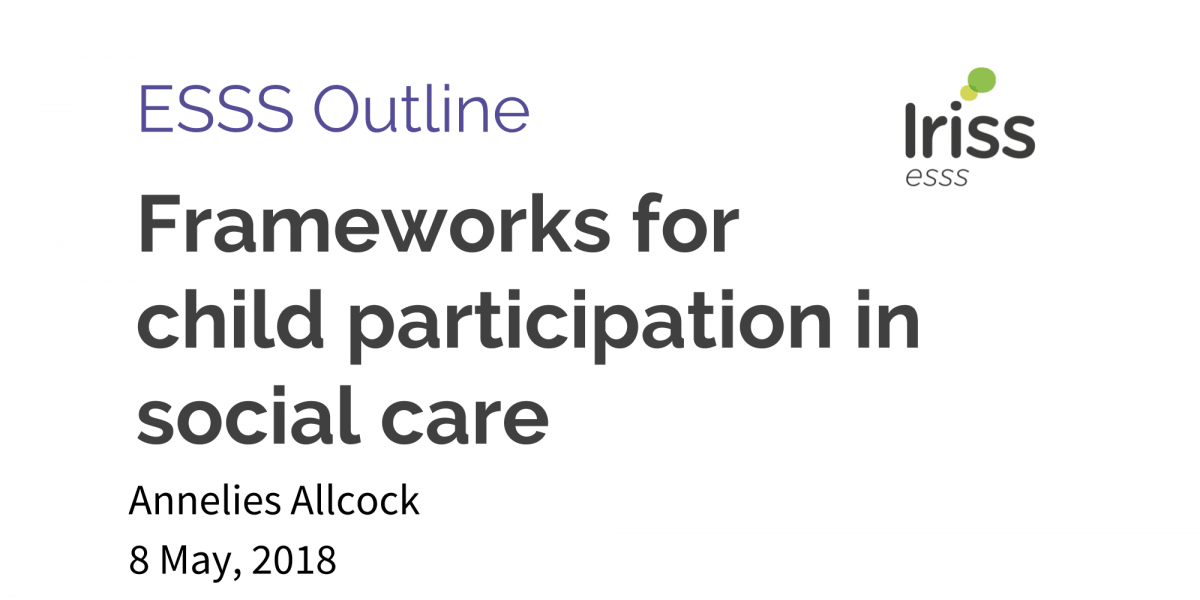 Frameworks For Child Participation In Social Care Iriss - 