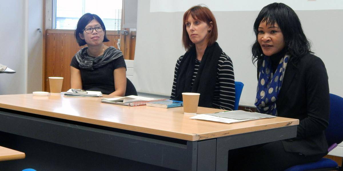 Jen Ang, Natalia Farmer and Olivia Ndoti