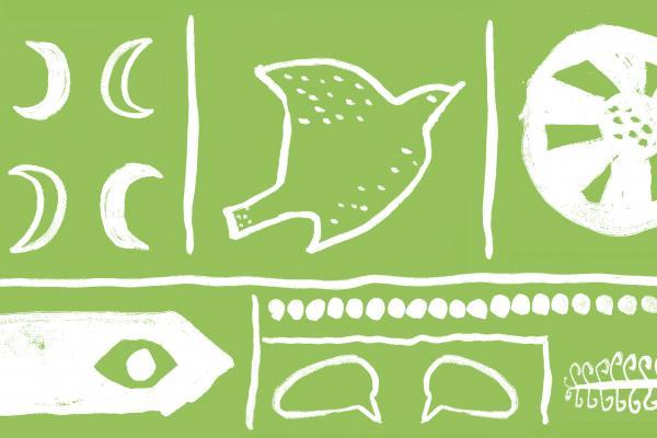 Green abstract illustration