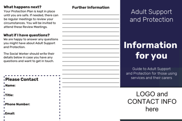 Screenshot of leaflet