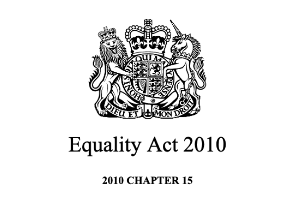 Cover of the Equality Act legislation