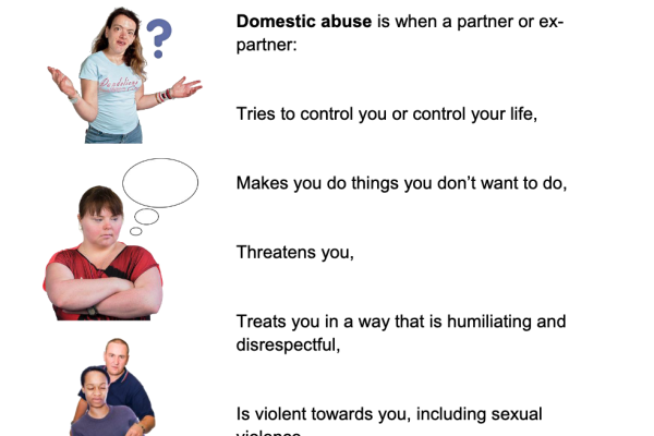 Image from Easy Read leaflet