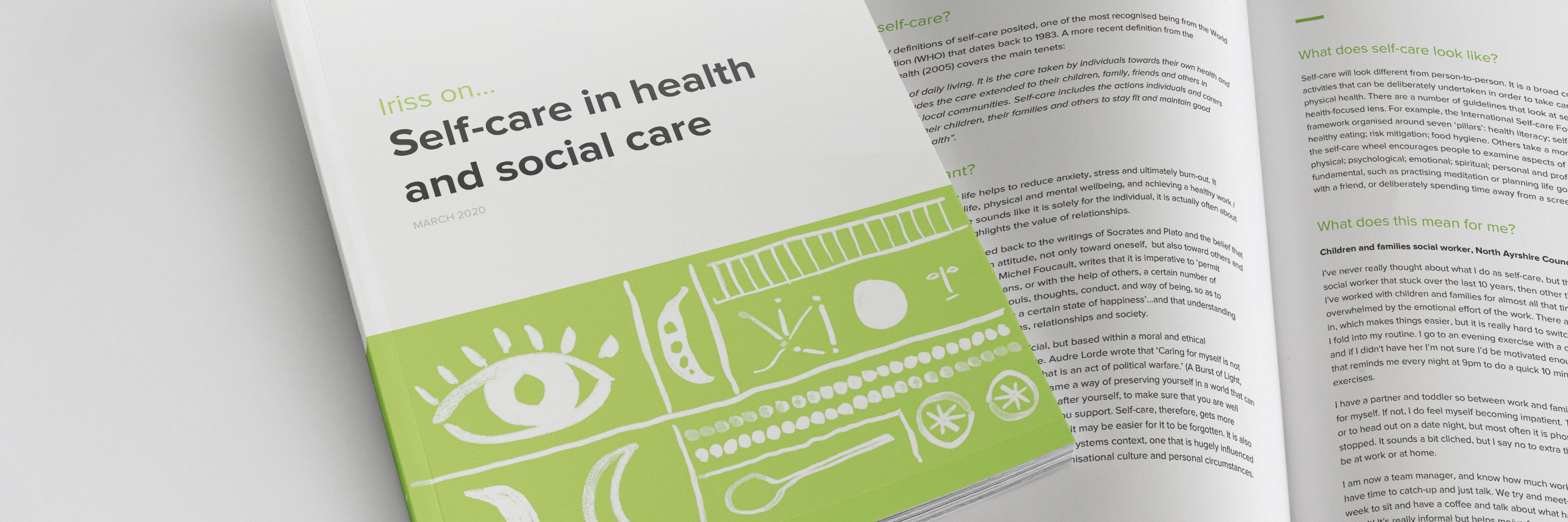Self-care in health and social services