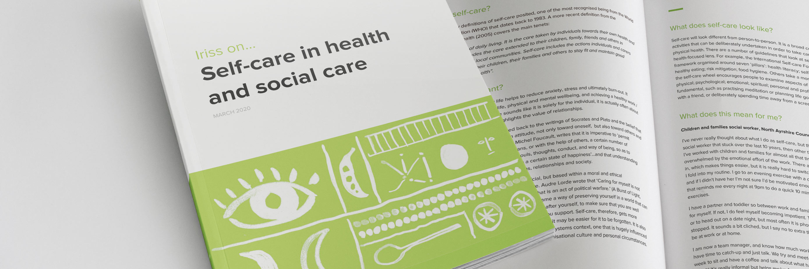 Self-care in health and social services